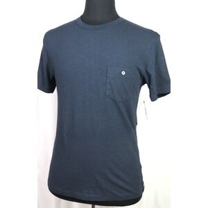 NEW! TODD‎ SNYDER Homespun Jersey Blue SLUB Pocket T-Shirt Men's Small NWT!